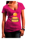 Golden Grill Trophy Juniors V-Neck Dark T-Shirt by TooLoud-Womens V-Neck T-Shirts-TooLoud-Hot-Pink-Juniors Fitted Small-Davson Sales