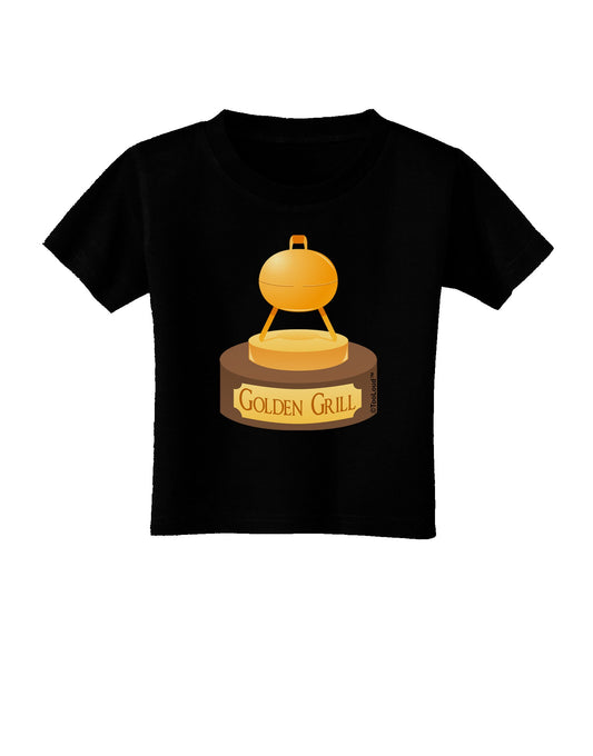 Golden Grill Trophy Toddler T-Shirt Dark by TooLoud-Toddler T-Shirt-TooLoud-Black-2T-Davson Sales