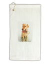 Golden Retriever Watercolor Micro Terry Gromet Golf Towel 16 x 25 inch-Golf Towel-TooLoud-White-Davson Sales