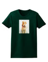 Golden Retriever Watercolor Womens Dark T-Shirt-TooLoud-Forest-Green-Small-Davson Sales