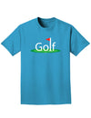 Golf Adult Dark T-Shirt-Mens T-Shirt-TooLoud-Turquoise-Small-Davson Sales