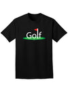 Golf Adult Dark T-Shirt-Mens T-Shirt-TooLoud-Black-Small-Davson Sales