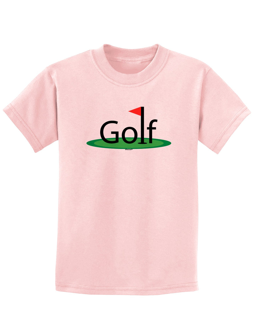 Golf Childrens T-Shirt-Childrens T-Shirt-TooLoud-White-X-Small-Davson Sales