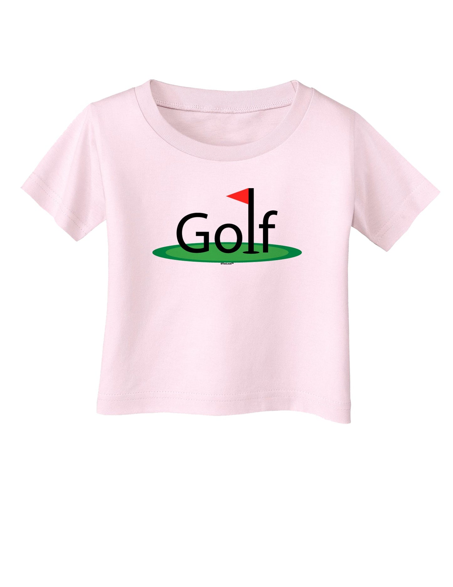 Golf Infant T-Shirt-Infant T-Shirt-TooLoud-Light-Pink-06-Months-Davson Sales