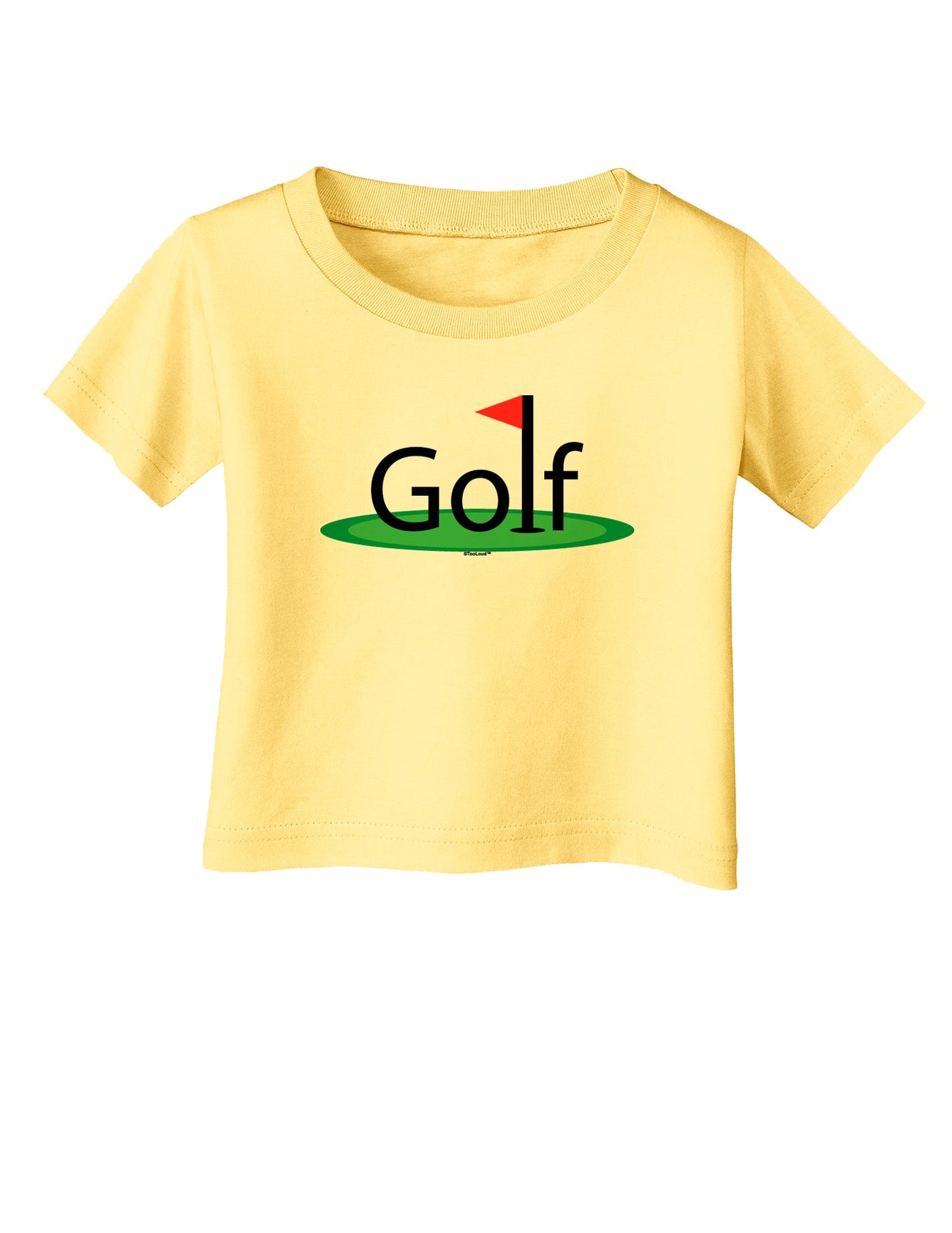 Golf Infant T-Shirt-Infant T-Shirt-TooLoud-Daffodil-Yellow-06-Months-Davson Sales