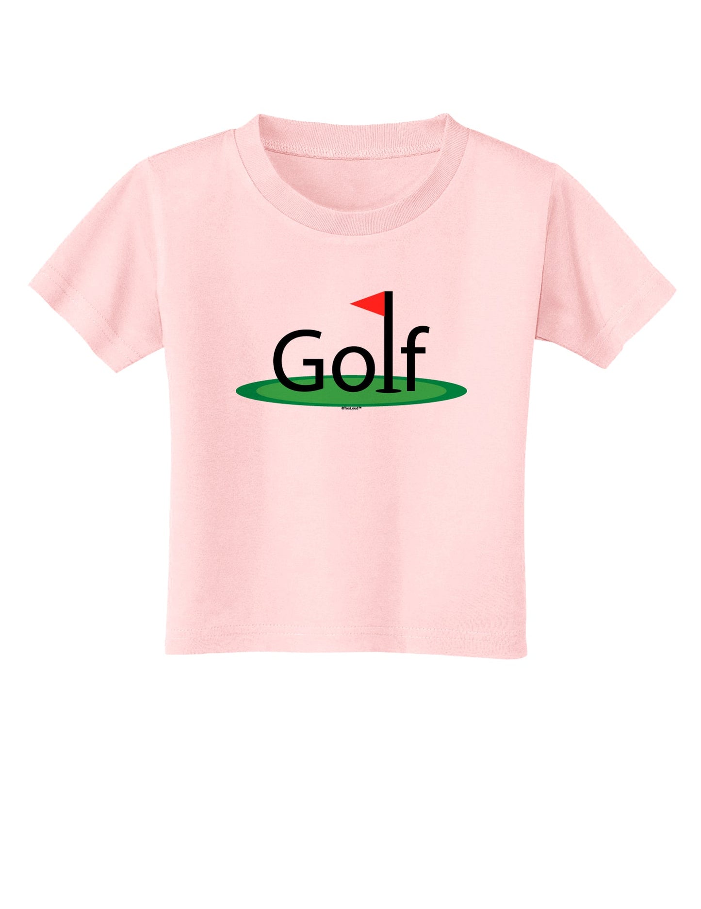 Golf Toddler T-Shirt-Toddler T-Shirt-TooLoud-Light-Pink-2T-Davson Sales