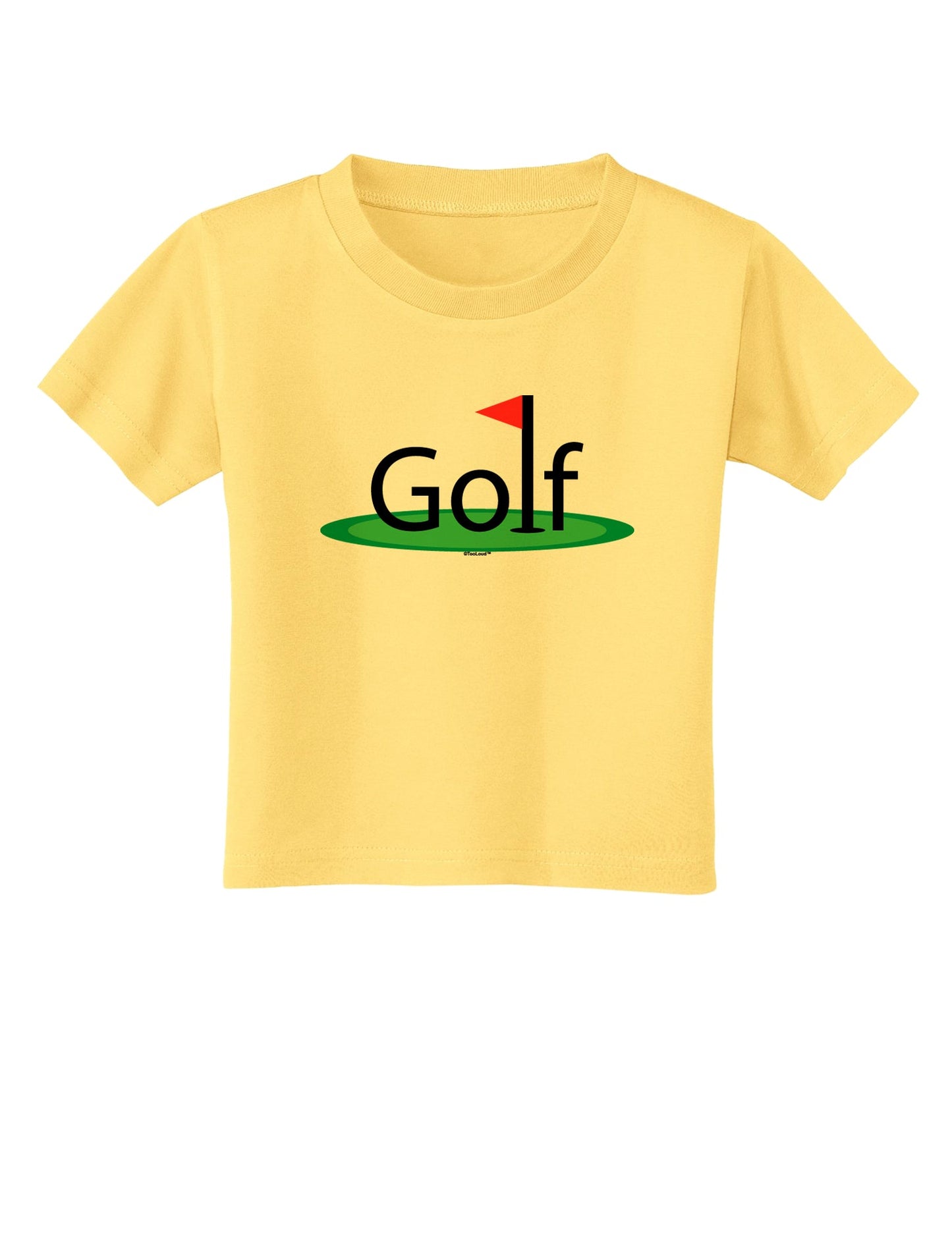 Golf Toddler T-Shirt-Toddler T-Shirt-TooLoud-Daffodil-Yellow-2T-Davson Sales