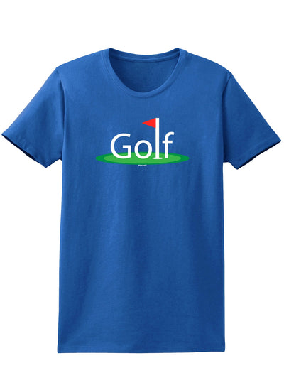 Golf Womens Dark T-Shirt-TooLoud-Royal-Blue-X-Small-Davson Sales