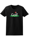 Golf Womens Dark T-Shirt-TooLoud-Black-X-Small-Davson Sales