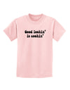 Good Lookin' Is Cookin' - Text Childrens T-Shirt-Childrens T-Shirt-TooLoud-PalePink-X-Small-Davson Sales