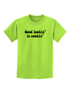 Good Lookin' Is Cookin' - Text Childrens T-Shirt-Childrens T-Shirt-TooLoud-Lime-Green-X-Small-Davson Sales