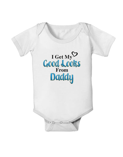 Good Looks From Daddy Baby Romper Bodysuit-Baby Romper-TooLoud-White-06-Months-Davson Sales