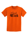 Good Witch - Halloween Distressed Childrens T-Shirt-Childrens T-Shirt-TooLoud-Orange-X-Small-Davson Sales