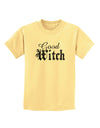 Good Witch - Halloween Distressed Childrens T-Shirt-Childrens T-Shirt-TooLoud-Daffodil-Yellow-X-Small-Davson Sales