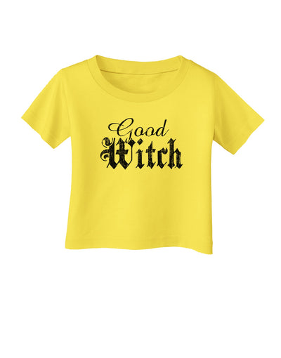 Good Witch - Halloween Distressed Infant T-Shirt-Infant T-Shirt-TooLoud-Yellow-06-Months-Davson Sales