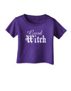 Good Witch - Halloween Distressed Infant T-Shirt Dark-Infant T-Shirt-TooLoud-Purple-06-Months-Davson Sales