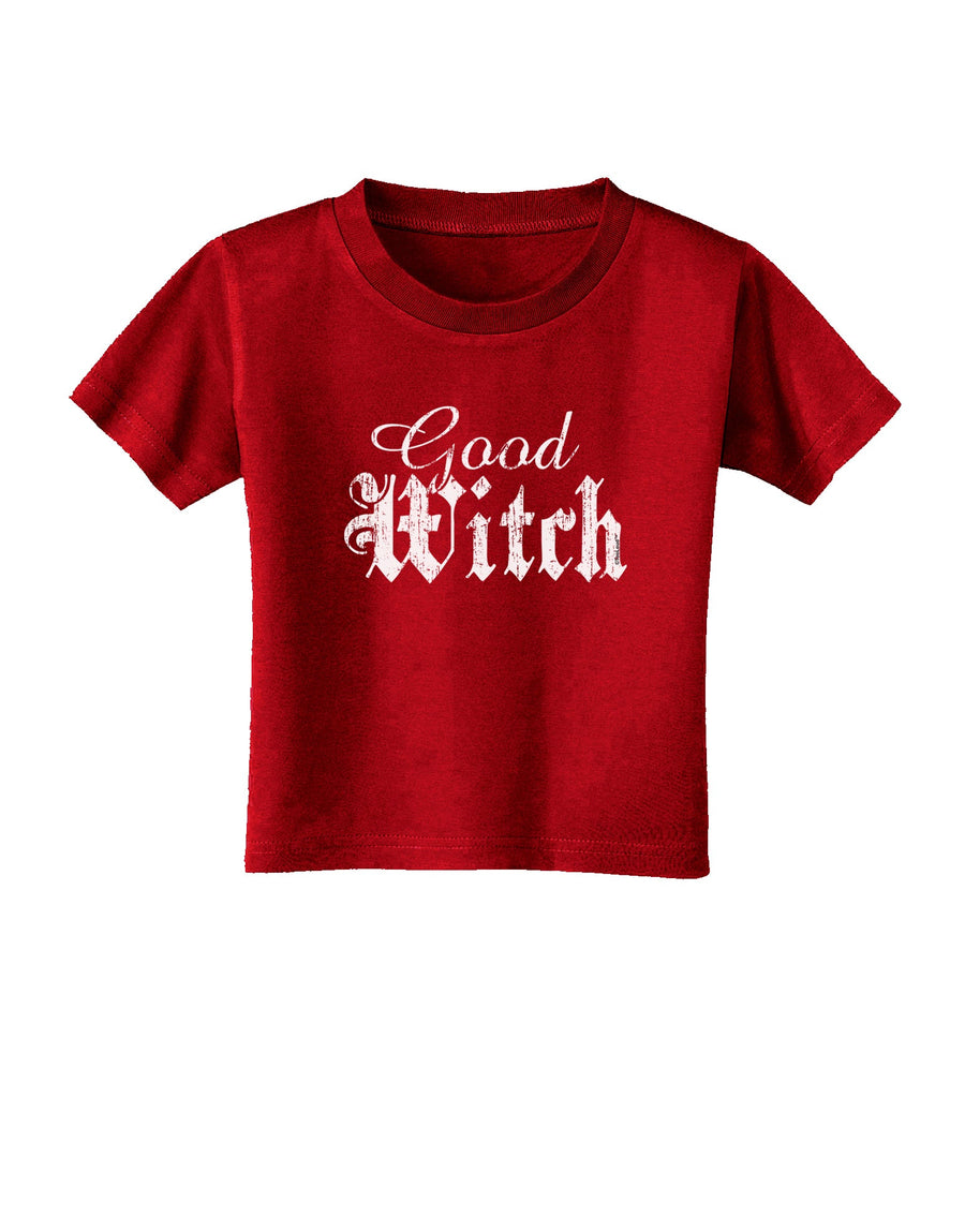 Good Witch - Halloween Distressed Toddler T-Shirt Dark-Toddler T-Shirt-TooLoud-Black-2T-Davson Sales