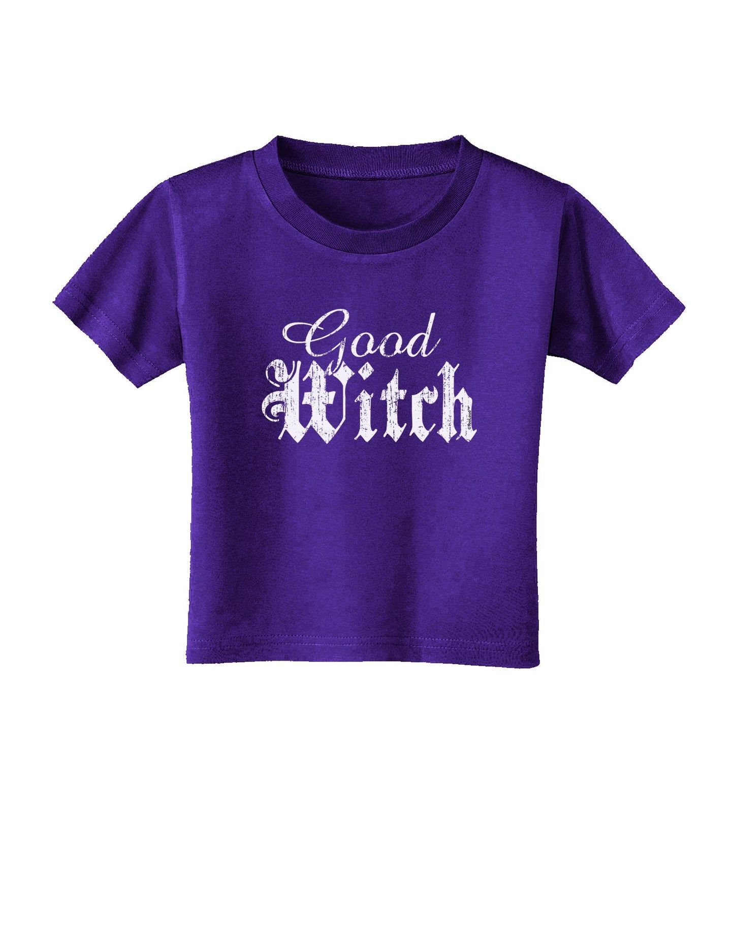 Good Witch - Halloween Distressed Toddler T-Shirt Dark-Toddler T-Shirt-TooLoud-Purple-2T-Davson Sales