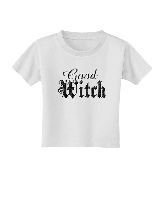 Good Witch - Halloween Distressed Toddler T-Shirt-Toddler T-Shirt-TooLoud-White-2T-Davson Sales