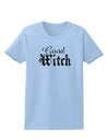 Good Witch - Halloween Distressed Womens T-Shirt-Womens T-Shirt-TooLoud-Light-Blue-X-Small-Davson Sales