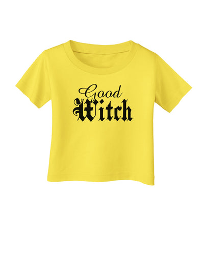 Good Witch - Halloween Text Infant T-Shirt-Infant T-Shirt-TooLoud-Yellow-06-Months-Davson Sales