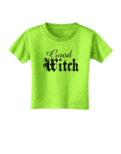 Good Witch - Halloween Text Toddler T-Shirt-Toddler T-Shirt-TooLoud-Lime-Green-2T-Davson Sales