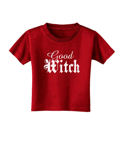 Good Witch - Halloween Text Toddler T-Shirt Dark-Toddler T-Shirt-TooLoud-Clover-Green-06-Months-Davson Sales