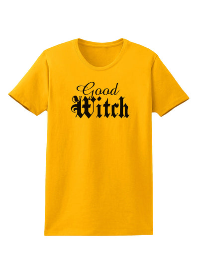 Good Witch - Halloween Text Womens T-Shirt-Womens T-Shirt-TooLoud-Gold-X-Small-Davson Sales