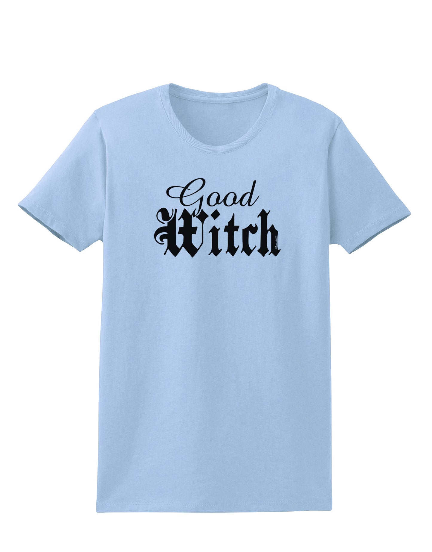 Good Witch - Halloween Text Womens T-Shirt-Womens T-Shirt-TooLoud-Light-Blue-X-Small-Davson Sales