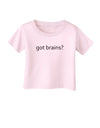 Got Brains Infant T-Shirt-Infant T-Shirt-TooLoud-Light-Pink-06-Months-Davson Sales