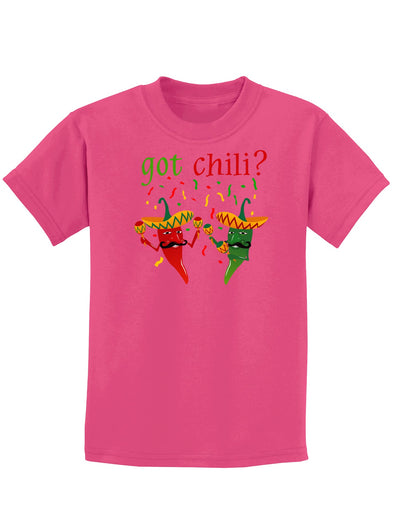 Got Chili Childrens Dark T-Shirt-Childrens T-Shirt-TooLoud-Sangria-X-Small-Davson Sales