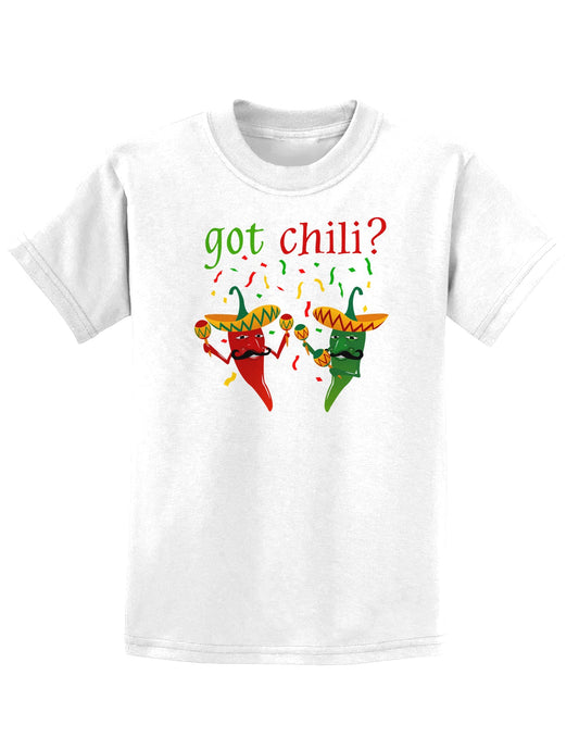 Got Chili Childrens T-Shirt-Childrens T-Shirt-TooLoud-White-X-Small-Davson Sales