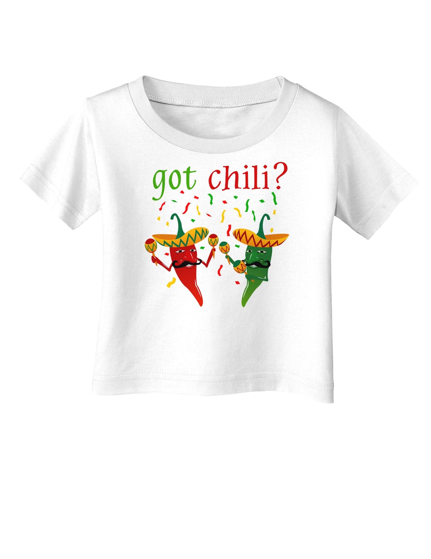 Got Chili Infant T-Shirt-Infant T-Shirt-TooLoud-White-06-Months-Davson Sales