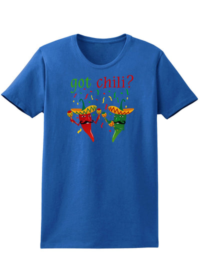 Got Chili Womens Dark T-Shirt-TooLoud-Royal-Blue-X-Small-Davson Sales