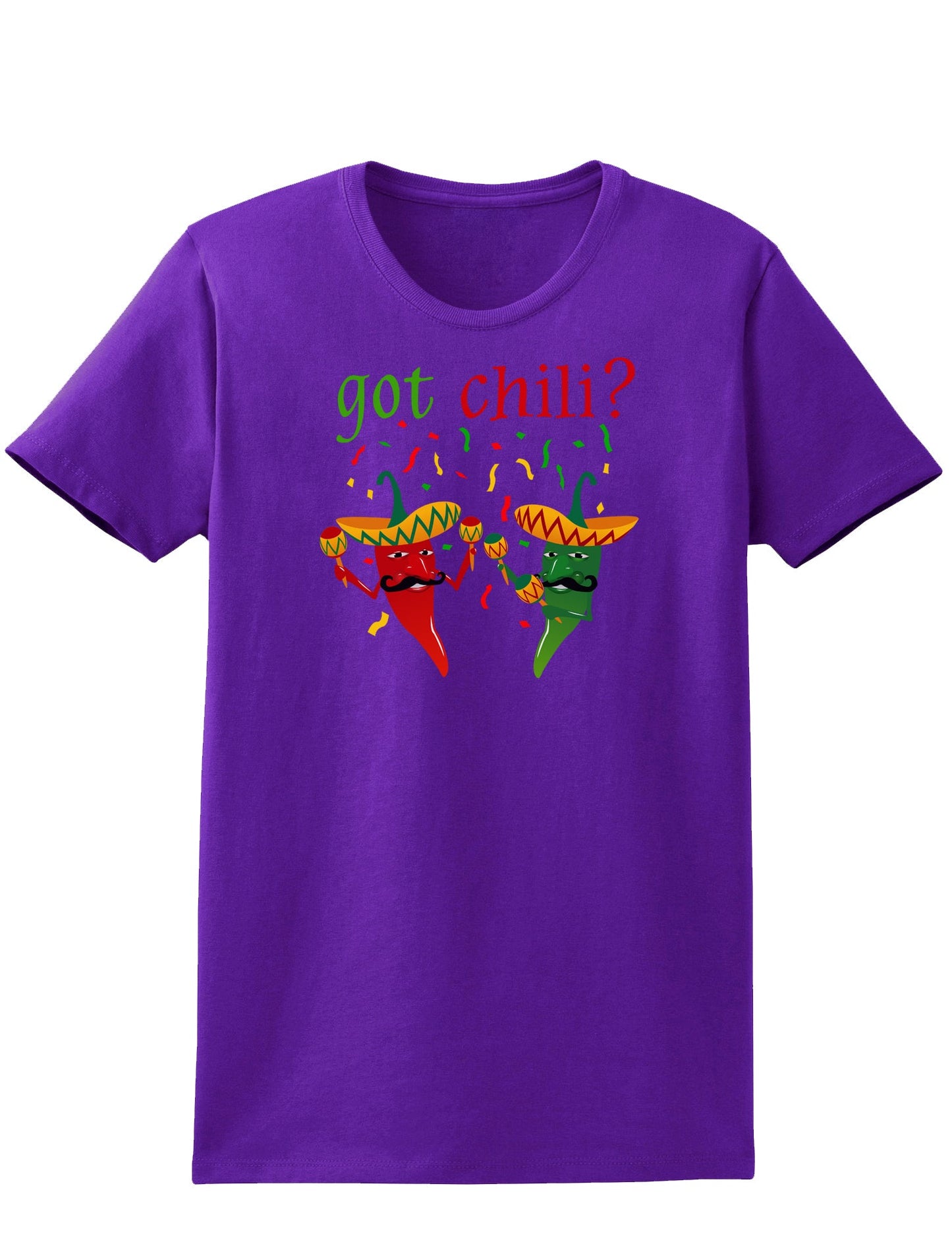 Got Chili Womens Dark T-Shirt-TooLoud-Purple-X-Small-Davson Sales