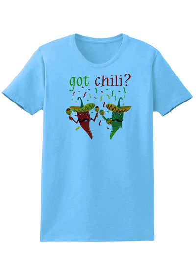 Got Chili Womens T-Shirt-Womens T-Shirt-TooLoud-Aquatic-Blue-X-Small-Davson Sales