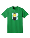 Graduation Bee Adult Dark T-Shirt-Mens T-Shirt-TooLoud-Kelly-Green-Small-Davson Sales