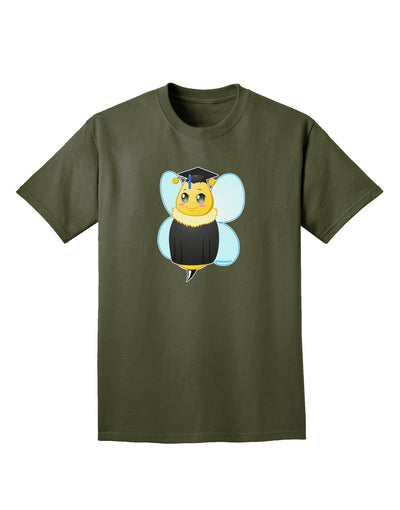 Graduation Bee Adult Dark T-Shirt-Mens T-Shirt-TooLoud-Military-Green-Small-Davson Sales