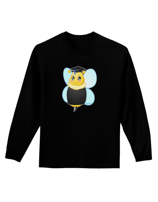 Graduation Bee Adult Long Sleeve Dark T-Shirt-TooLoud-Black-Small-Davson Sales