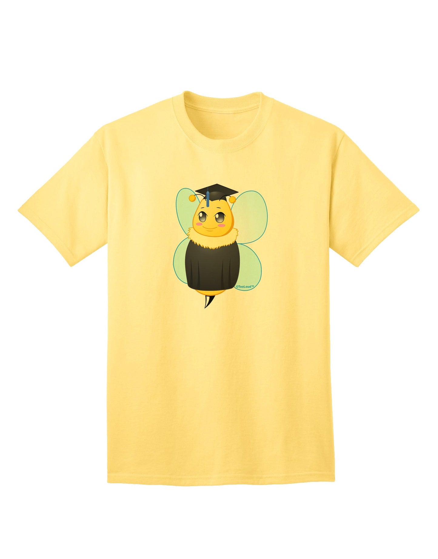 Graduation Bee Adult T-Shirt: Celebrate Achievement in Style-Mens T-shirts-TooLoud-Yellow-Small-Davson Sales