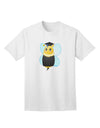 Graduation Bee Adult T-Shirt: Celebrate Achievement in Style-Mens T-shirts-TooLoud-White-Small-Davson Sales