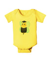 Graduation Bee Baby Romper Bodysuit-Baby Romper-TooLoud-Yellow-06-Months-Davson Sales