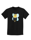 Graduation Bee Childrens Dark T-Shirt-Childrens T-Shirt-TooLoud-Black-X-Small-Davson Sales