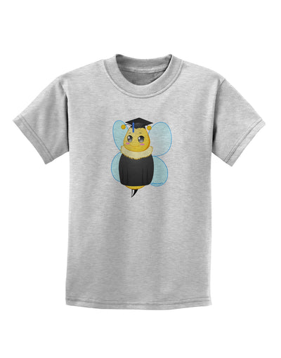 Graduation Bee Childrens T-Shirt-Childrens T-Shirt-TooLoud-AshGray-X-Small-Davson Sales