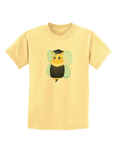 Graduation Bee Childrens T-Shirt-Childrens T-Shirt-TooLoud-Daffodil-Yellow-X-Small-Davson Sales