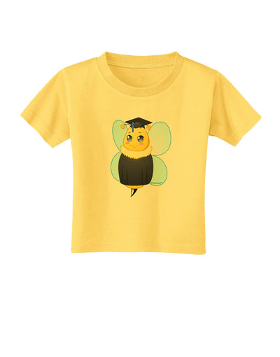 Graduation Bee Toddler T-Shirt-Toddler T-Shirt-TooLoud-Yellow-2T-Davson Sales