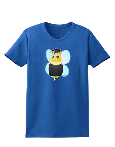 Graduation Bee Womens Dark T-Shirt-TooLoud-Royal-Blue-X-Small-Davson Sales