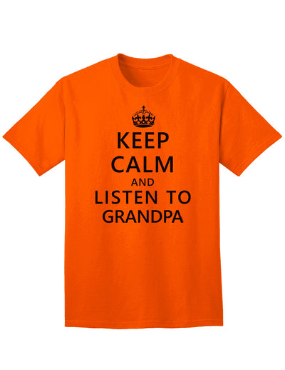 Grandpa-Inspired Adult T-Shirt for a Serene and Stylish Look-Mens T-shirts-TooLoud-Orange-Small-Davson Sales