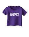 Grandpa Knows Best Infant T-Shirt Dark by TooLoud-Infant T-Shirt-TooLoud-Purple-06-Months-Davson Sales