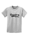 Grandpa Since 2015 Childrens T-Shirt by TooLoud-Childrens T-Shirt-TooLoud-AshGray-X-Small-Davson Sales